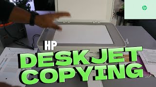 HP DESKJET ALL IN ONE PRINTER COPYING GUIDE [upl. by Allesiram]