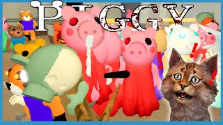 ROBLOX PIGGY INFECTION But With 100 Players [upl. by Ahsenrat]