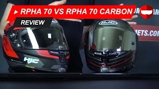 RPHA 70 vs RPHA 70 Carbon Review  ChampionHelmetscom [upl. by Araem]