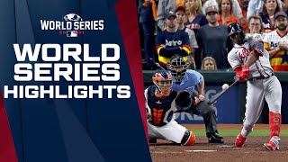 Full World Series Game Highlights Braves vs Astros show down in 2021 Fall Classic [upl. by Akeimahs712]