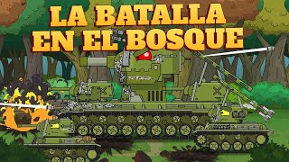 Batalla en el bosque  Dibujos animados sobre tanques [upl. by Eniliuqcaj]