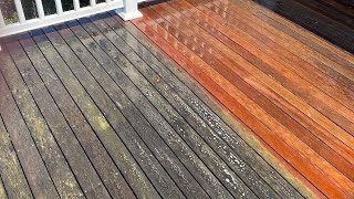 HOW TO Cleaning a Deck with Oxygen Bleach NOT Chlorine Bleach [upl. by Allak]