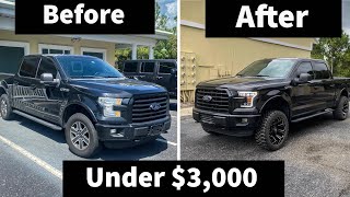 Completely Transforming My New Ford F150 For Under 3000 [upl. by Champaigne]