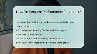 How To Request Performance Feedback  BusinessGuide360com [upl. by Naldo438]