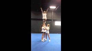 Elite Cheerleading Stunt Progression Prep Lib Drill [upl. by Kathrine582]