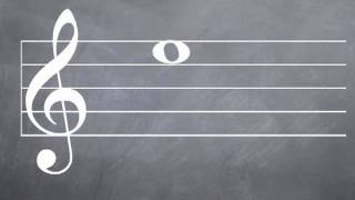 Treble Clef Lesson 3 Treble C up to G [upl. by Ecyned]