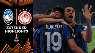 Atalanta vs Olympiakos Extended Highlights  UEL  Round of 16  Leg 1  CBS Sports Golazo [upl. by Nessaj555]