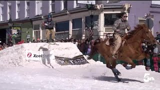 Ski Joring returns to the city of Leadville for its 76th year [upl. by Lashondra]