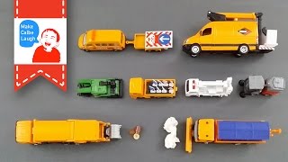 Learning Vehicles Colors for kids with tomica Cars and Trucks Lego [upl. by Anotyad]