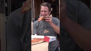 DAVE PORTNOY GIVES A MONSTER SCORE TO BROOKLYN PIZZA food pizza foodie shorts viral funny nyc [upl. by Ingemar]