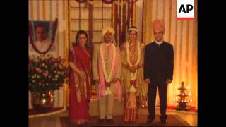 India  Priyanka Ghandi marries [upl. by Cirilo]