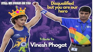 Vinesh phogat disqualified paris olympic  phogat disqualified  Vinesh Phogat news  Dhruv Rathee [upl. by Bergerac]