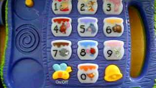 VTech teach and learn phone Pooh [upl. by Nirtiak646]