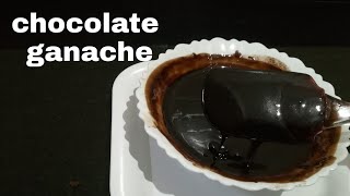 Dark chocolate GanachePourable Ganache [upl. by Ellevehc]