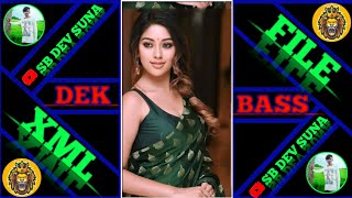 ওভার বেস XML file💥Hindi song XML file dek💥bass XML file💥dekbassxmlviralxmlfilevideoalightmotion 👿 [upl. by Merideth]