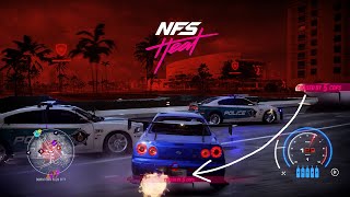 NFS Heat Gameplay Unleashing the Nissan GTR Skyline  All Guns Blazing [upl. by Shawna]