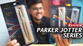 Parker Jotter Stainless Steel Standard CT Review  Best looking ball pens for Professionals 🔥🔥 [upl. by Kehoe]