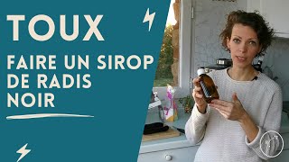 TOUX  Comment faire un sirop de radis noir [upl. by Hcra703]