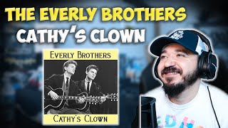 THE EVERLY BROTHERS  Cathys Clown  FIRST TIME HEARING REACTION [upl. by Jonie]