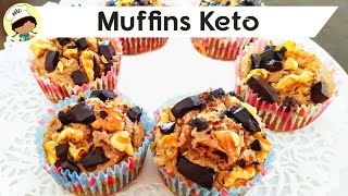 Magdalenas KETO  Muffins keto  sin gluten [upl. by Giliane]