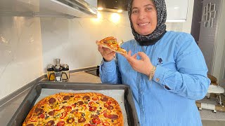 Abartmıyoruz‼️🏆100000 KİŞİNİN Denediği Tüm Zamanların En İyi Pizza🥇pizzatarifi a101 isbirligi [upl. by Tarabar]