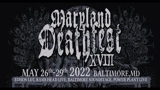 CEREBRAL ROT “Full Set in MARYLAND DEATHFEST” May282022 [upl. by Rider]