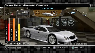 Midnight Club 3 Customization Mercedes Benz CLK GTR [upl. by Diella]