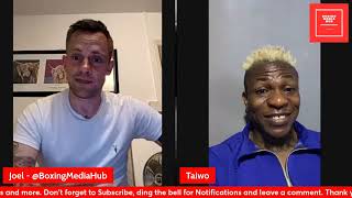 Taiwo Agbaje talks about his family his next fight Gwen Legge to be a world champion and more [upl. by Kalvn]