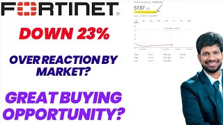 fortinet stock down by 23 Is this a great buying opportunity ftnt stock fortinet ftnt [upl. by Jelene]