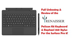 FULL Unboxing and Review of the Renaisser K8 Surface Pro 8 Keyboard and Stylus [upl. by Publias631]