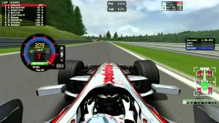 Rfactor HDREnb Plugin in Spa Francorchamps Circuit [upl. by Arraik]