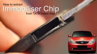 How to extract Immobiliser Chip from Indica Vista key [upl. by Wakefield]