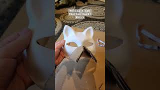 making a therian mask prt1 therian therianthropy therianmask [upl. by Teufert]