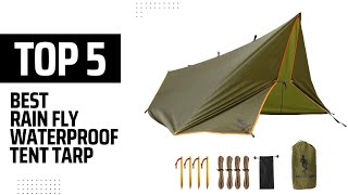 Best Rain Fly Waterproof Tent Tarp On Amazon  Top 5 Product  Reviewed amp Tested [upl. by Paff]