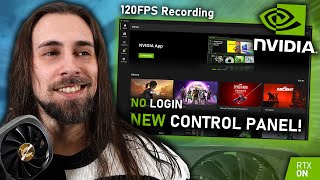 NVIDIAs NEW Control Panel is GREAT Faster No Login 120FPS Recording amp More [upl. by Obocaj]