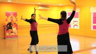 Tutorial bailar sevillanas la tercera y la cuarta [upl. by Eibbor231]