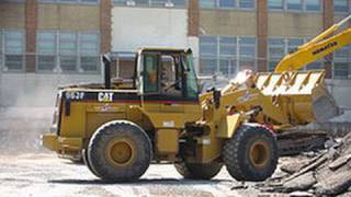 Cat 960F wheel loader at work [upl. by Norford]