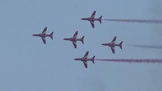 Torbay Airshow Red Arrows display 2024 [upl. by Sitoiganap562]