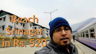 How to reach Srinagar by Train  Kashmir Vlog1 with subtitles  Travellusion [upl. by Bury]