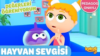 HAYVAN SEVGİSİ  Değerleri Öğreniyorum  Pedagog Onaylı Çizgi Film [upl. by Nahtnanhoj]