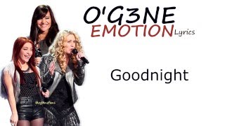 OG3NE  EMOTION  LYRICS  The Voice 2014  Winners [upl. by Renata]