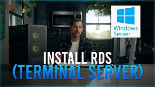 Installing Remote Desktop Services to Windows Server 2022 Terminal Server [upl. by Sile]