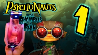 Psychonauts in The Rhombus of Ruin PS4 VR Gameplay Walkthrough Part 1 [upl. by Housen]