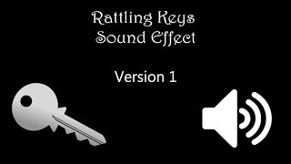 Jingling Keys Sound Effect [upl. by Nyrmak]