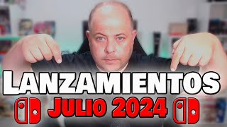 👉Emocionantes lanzamientos para Nintendo Switch en Julio 2024 😁 [upl. by Sylvan]