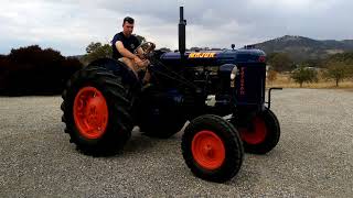 Fordson E27N Crank Start [upl. by Sherwood]