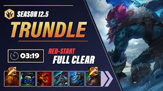 Season 125 Trundle 319 RedStart Full Clear  Trundle Jungle Clear Guide [upl. by Lalita766]