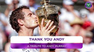 Thank You Andy  An emotional tribute to Andy Murray  A true Wimbledon Champion [upl. by Anerok]