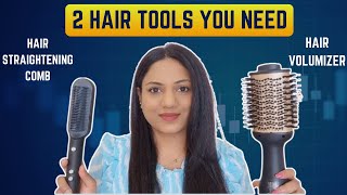 2 Hair Tools you need Agaro Hair Volumizer and Agaro HSB2107 Hair Straightening Comb [upl. by Toscano]