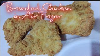 How to Cook Breaded Chicken in Air Fryer for 15 minutes [upl. by Volding]